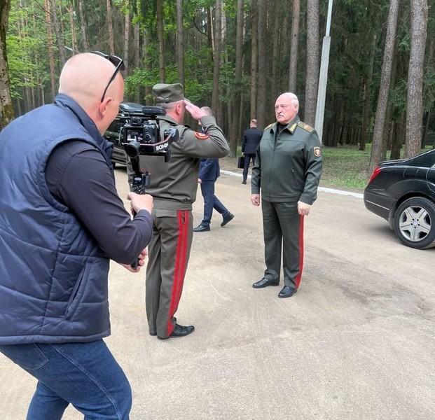 Лукашенко в командном центре ПВО