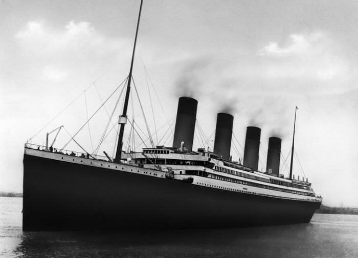 Титаник, место затопления