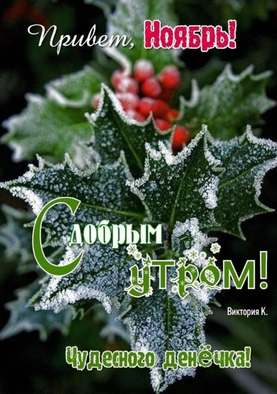 С добрым ноябрьским утром гифки