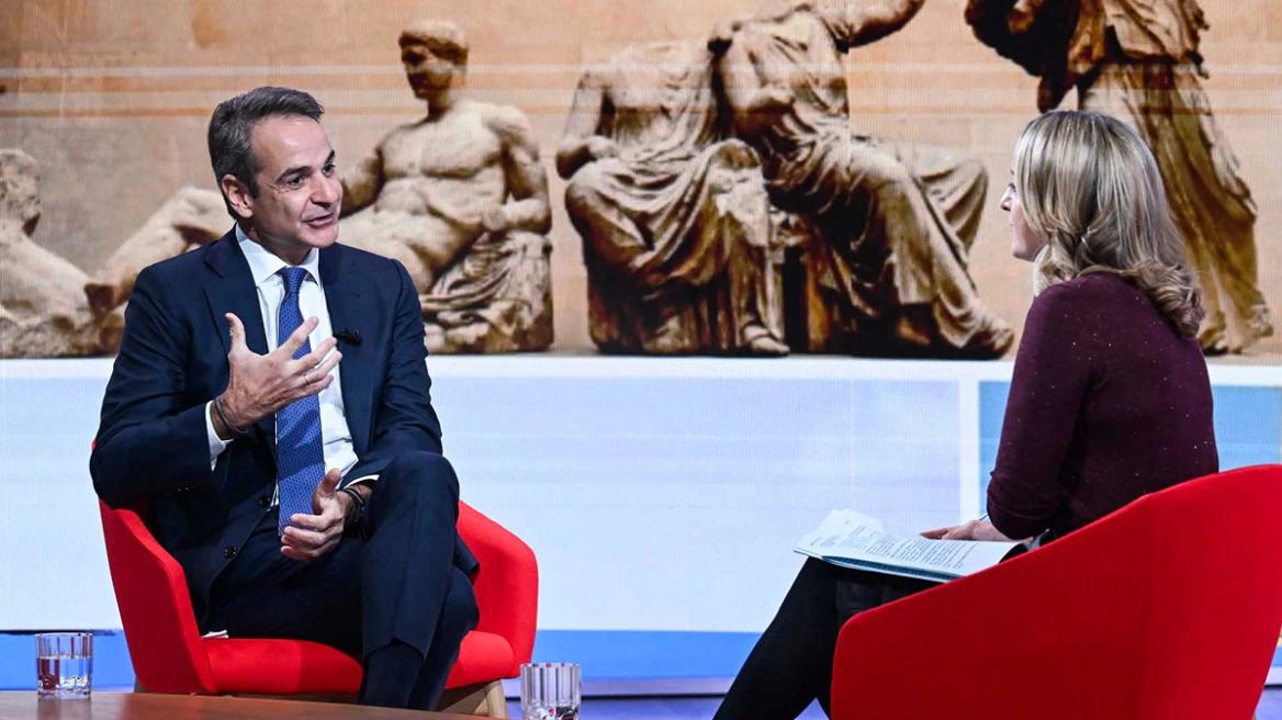 Премьер Греции Кириакос Мицотакис и скандал со скульптурами
