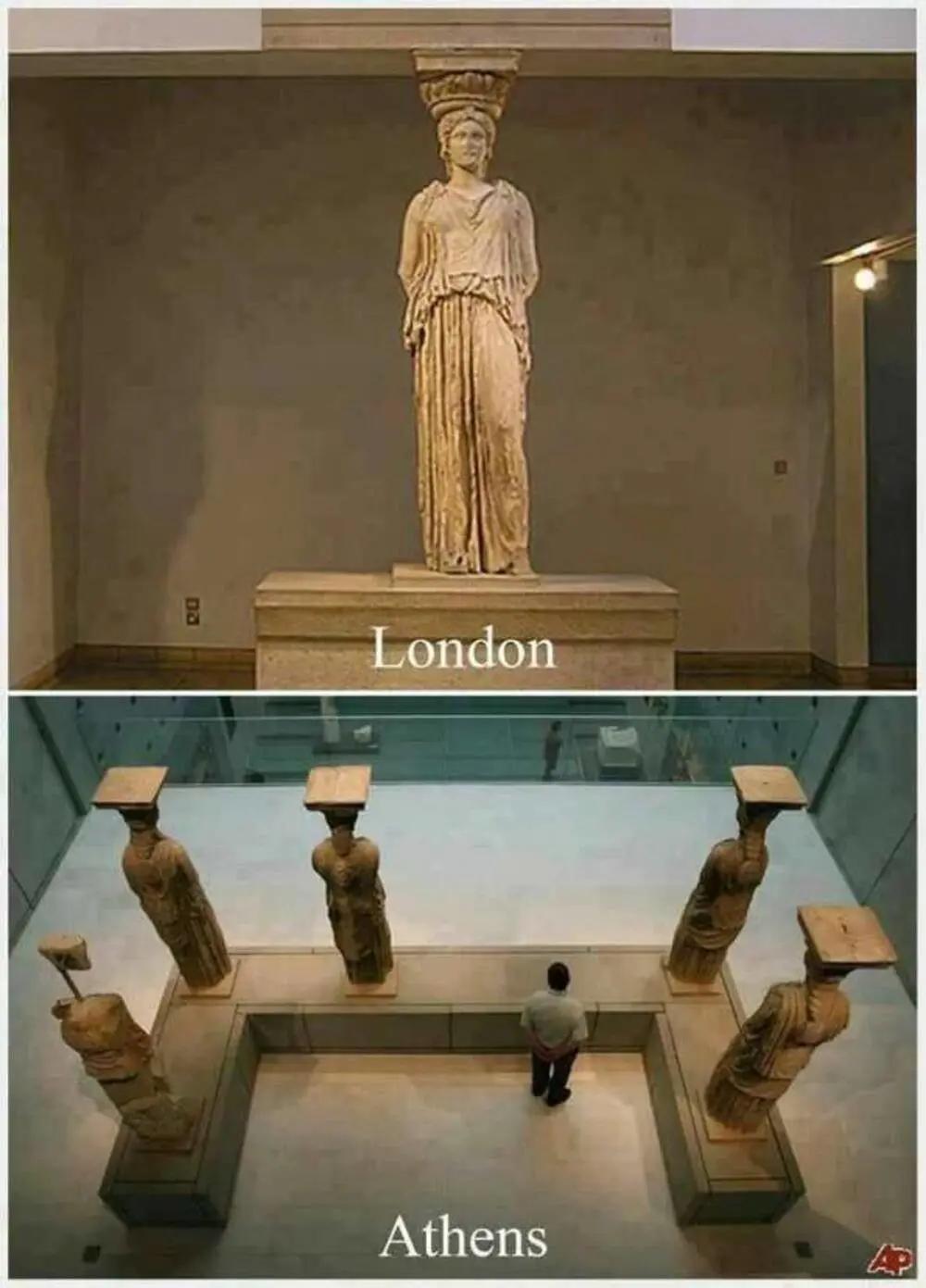 Британцы украли скульптуры в Греции