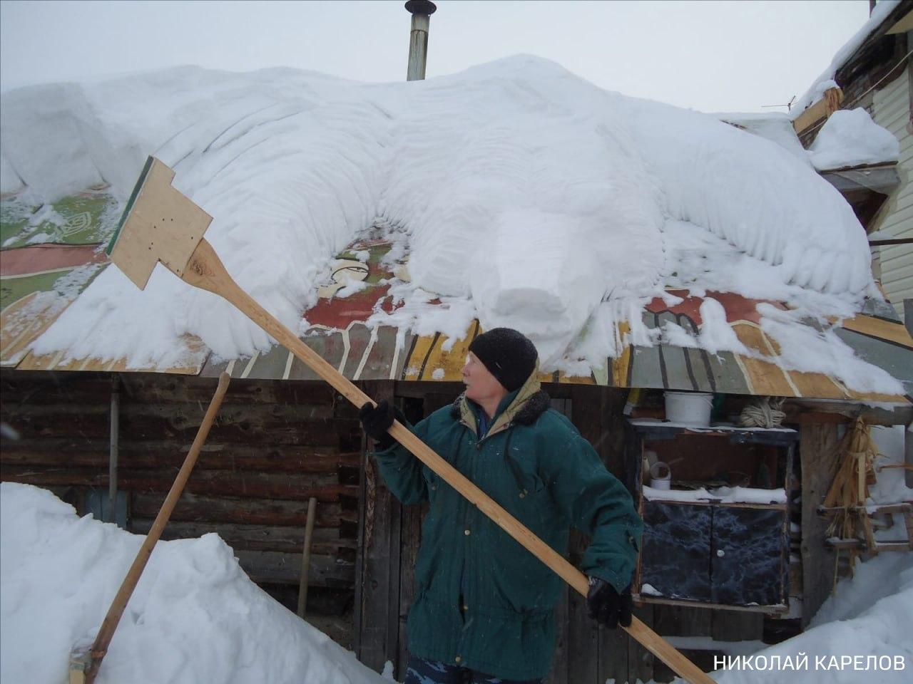 Николай Карелов, Пермь, снежные скульптуры
