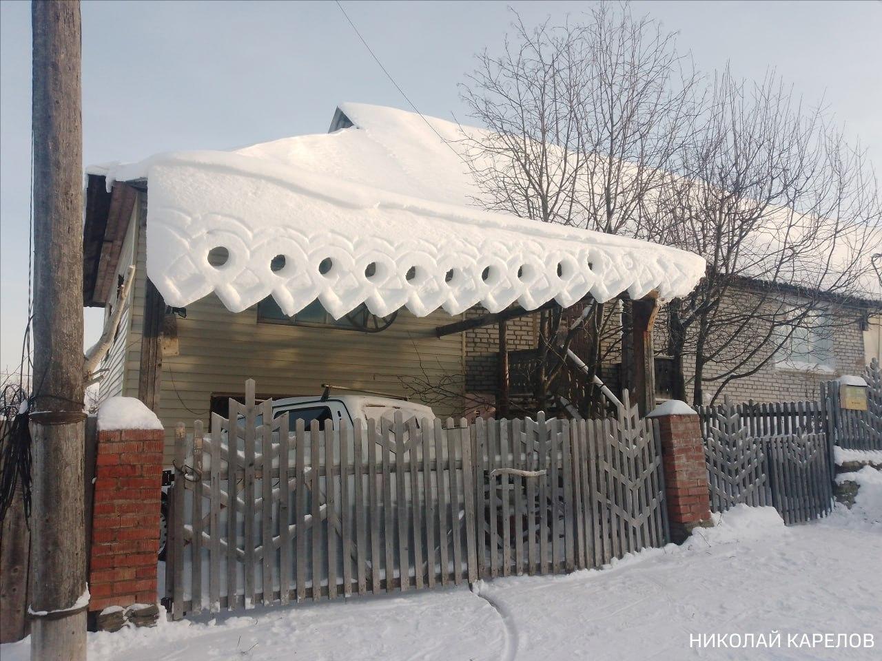 Николай Карелов, Пермь, снежные скульптуры