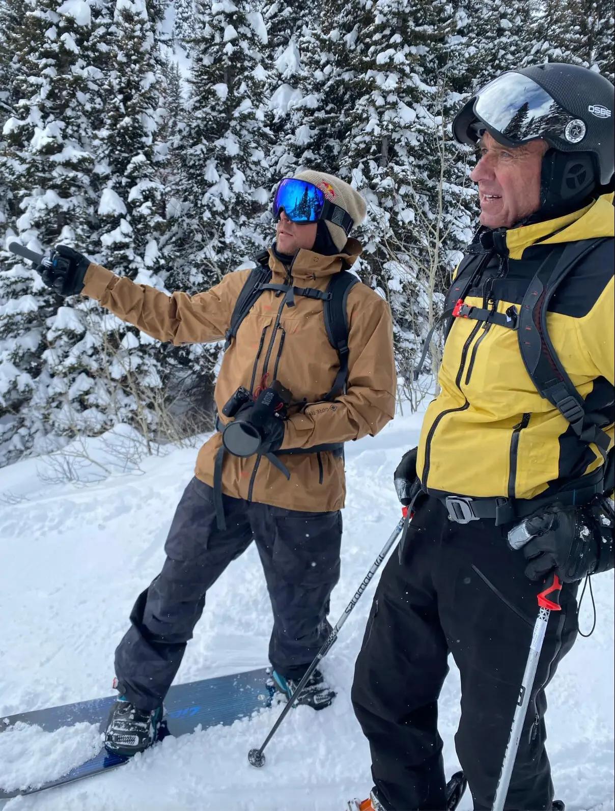 Роберт Кеннеди-младший на лыжах
