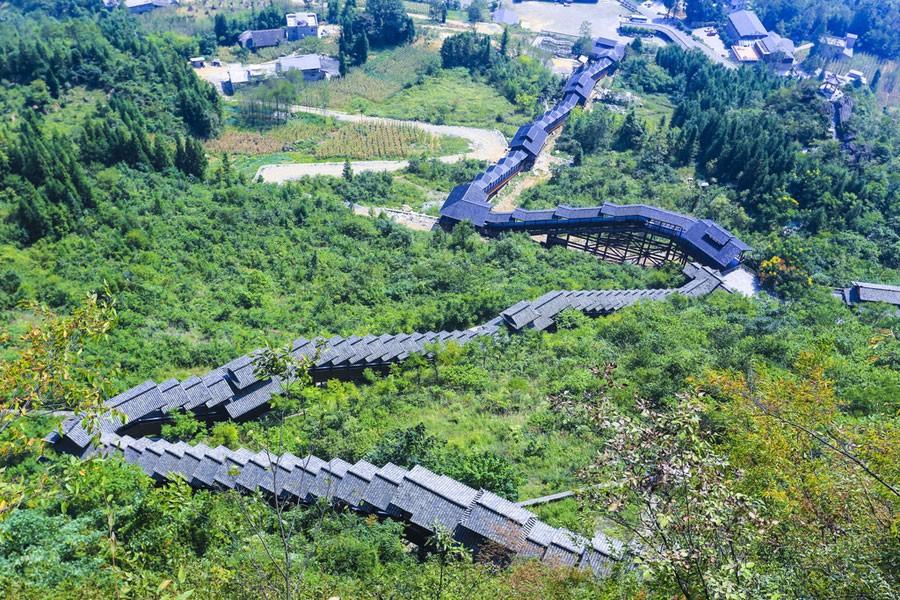 Эскалатор в каньоне Эньши