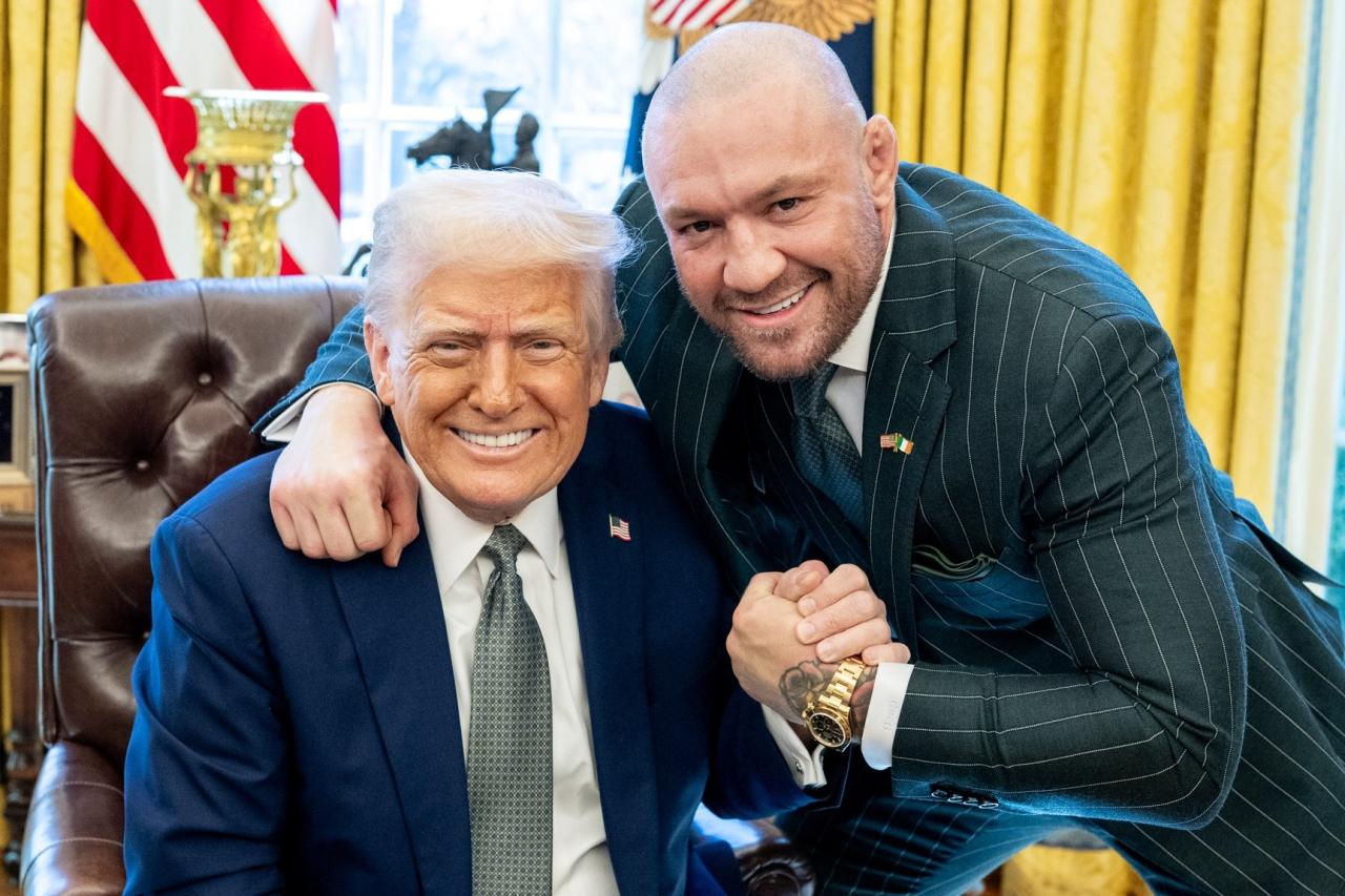 Коннор МакГрегор и Дональд Трамп