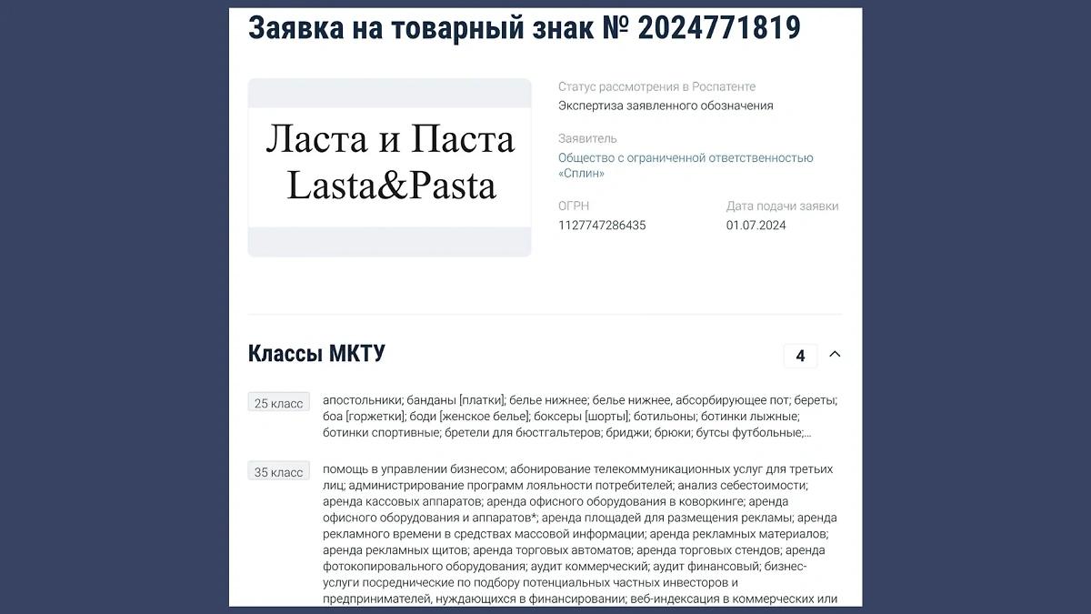 Сплин - Ласта и Паста
