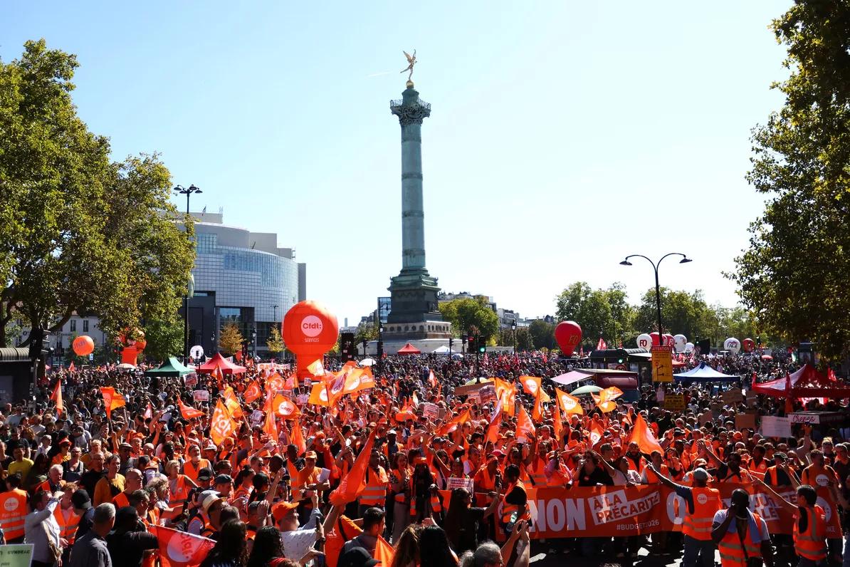 Протесты во Франции 18 сентября 2025