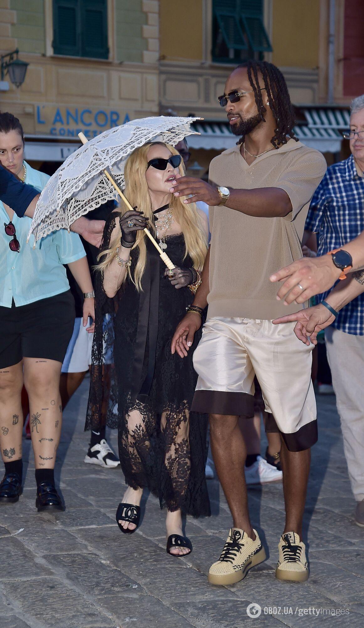 Мадонна и Аким Моррис