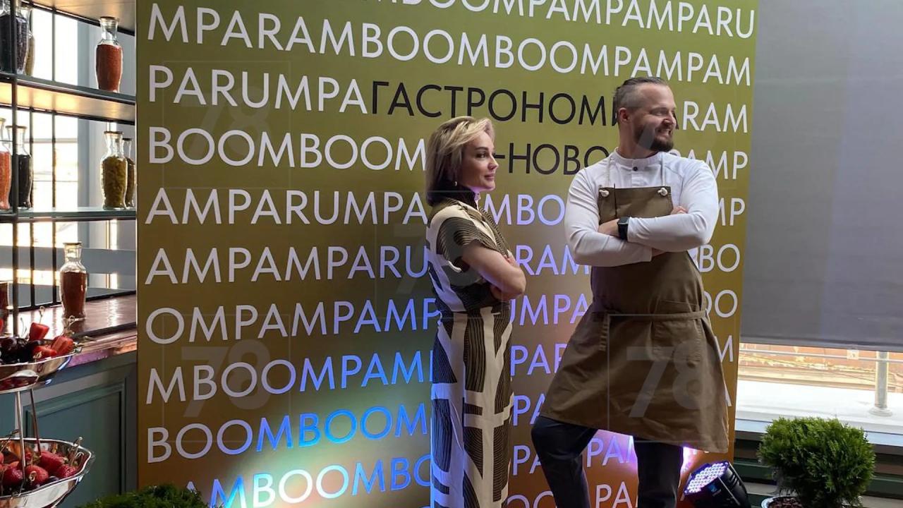 Татьяна Буланова на открытии своего ресторана