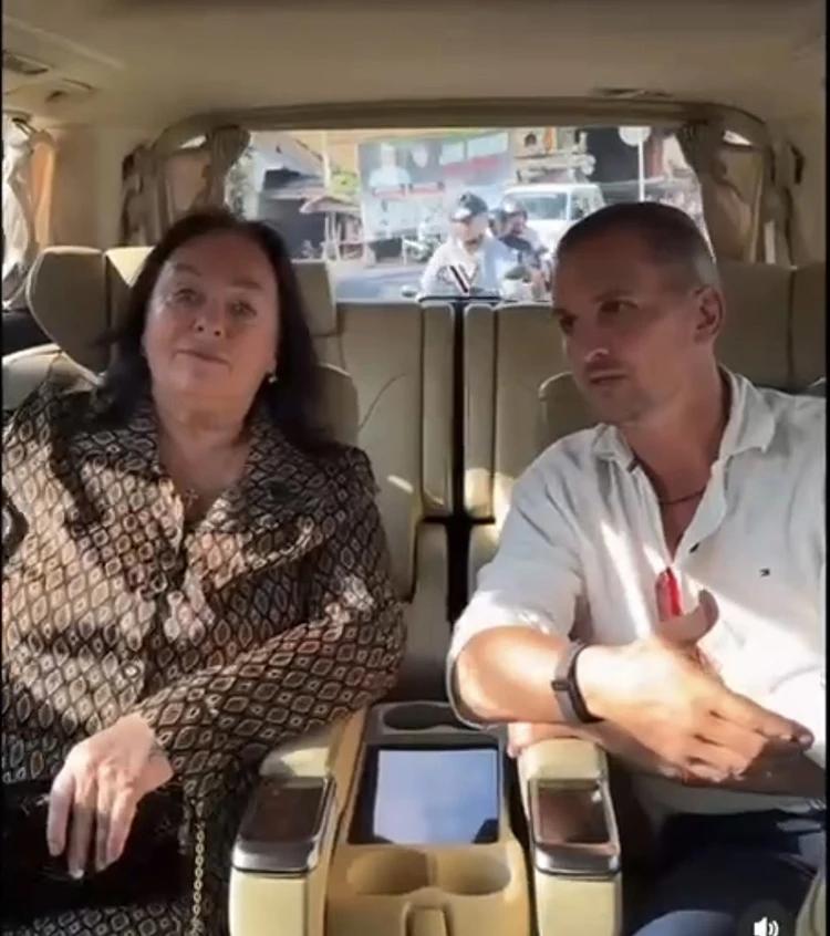 Лариса Гузеева и Сергей Домогацкий на Бали