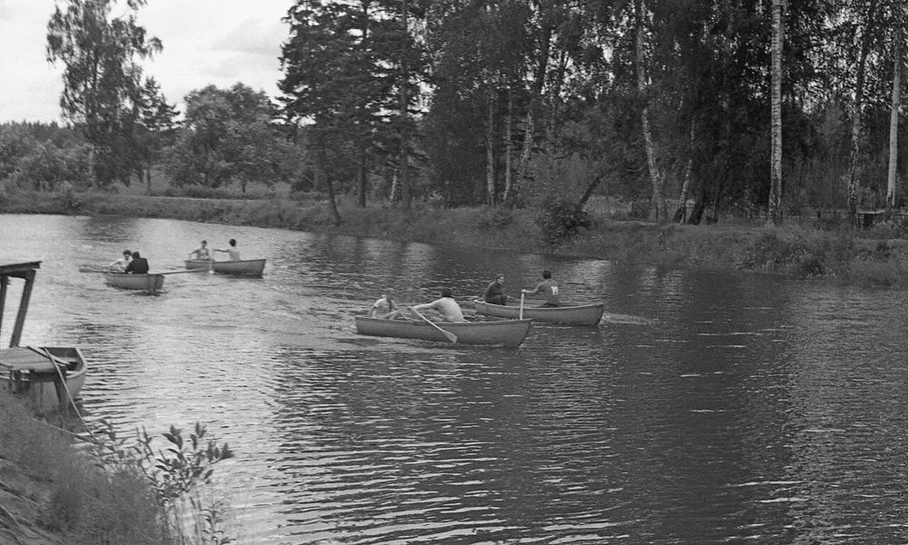 Студенческий лагерь в Подмосковье, 1947 год