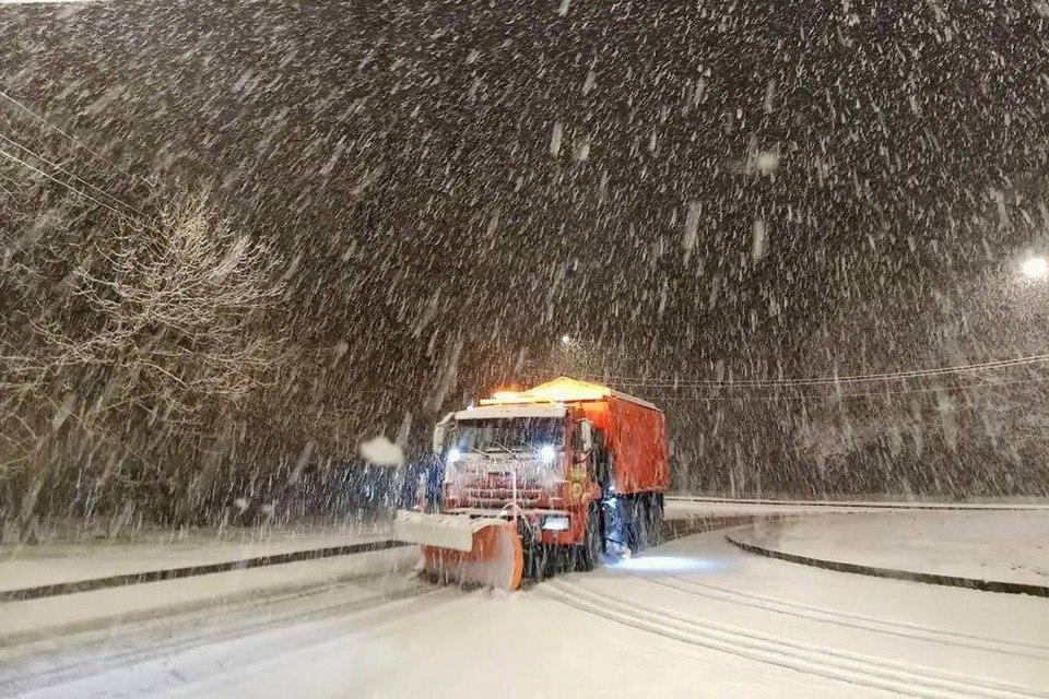 Санкт-Петербург, снегопад