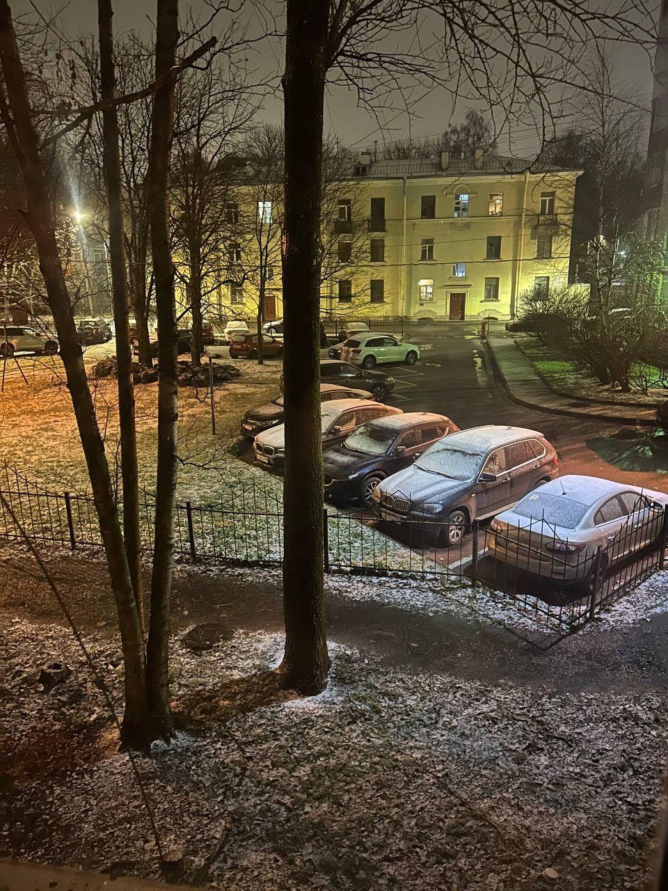 Санкт-Петербург, снегопад