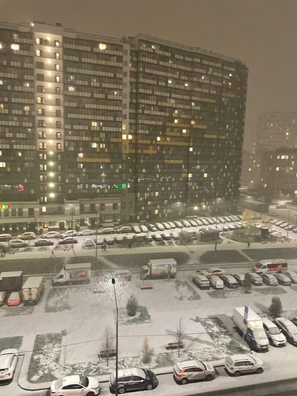 Санкт-Петербург, снегопад