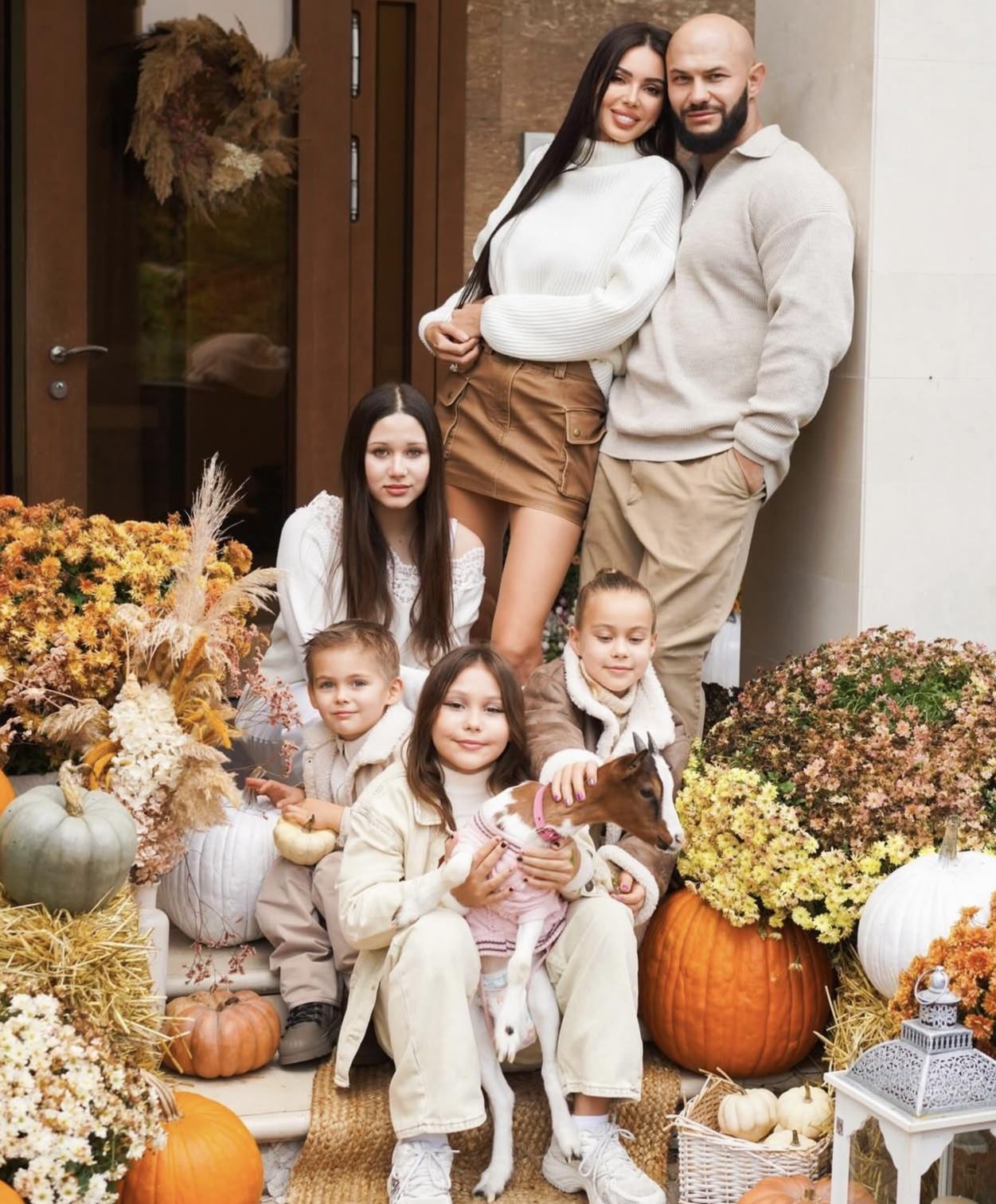 Оксана Самойлова, Джиган и дети