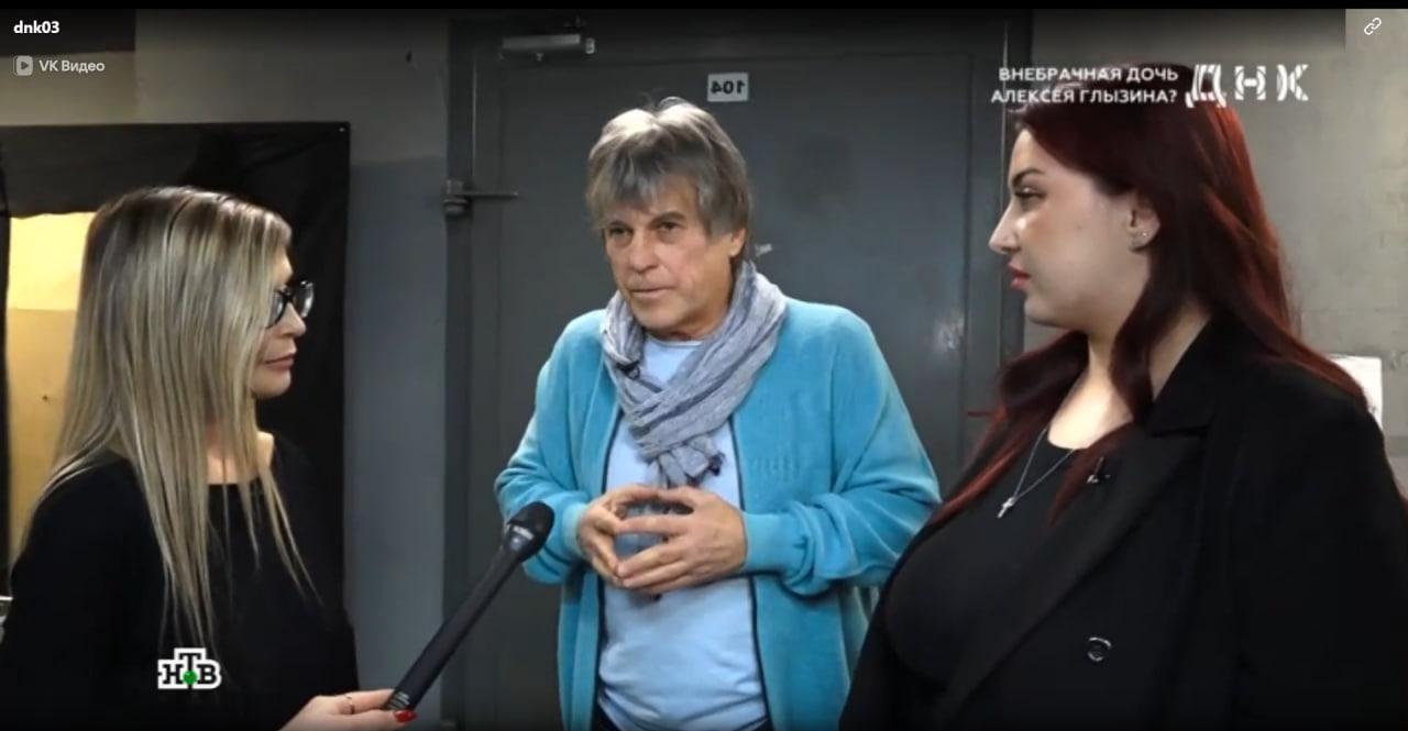 Алексей Глызин, его дочь Анна Глызина и внучка Ксения