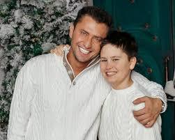 Павел Прилучный и его сын Тимофей