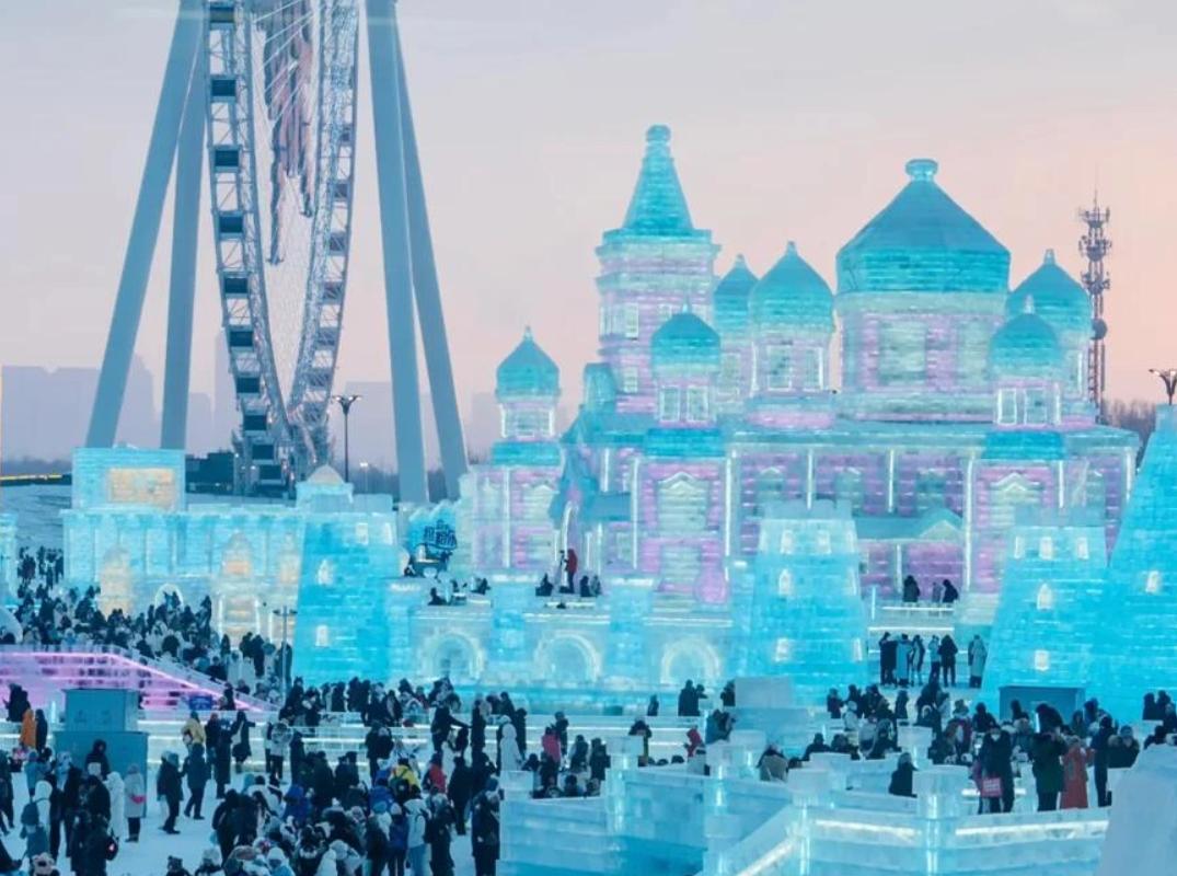 Фестиваль льда в Харбине, Китай