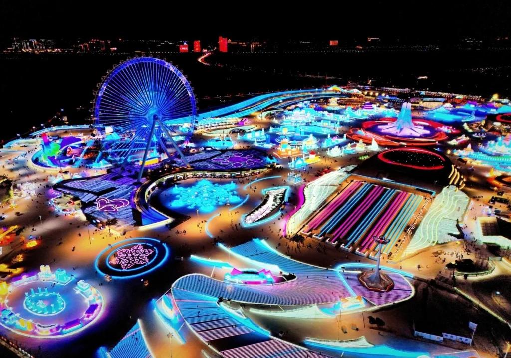 Фестиваль льда в Харбине, Китай