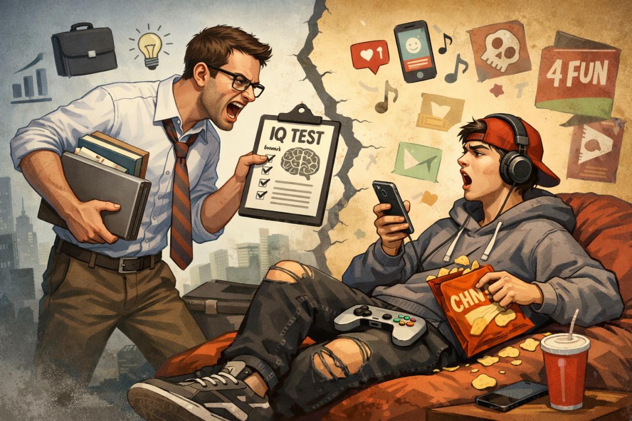 Человечество стремительно тупеет