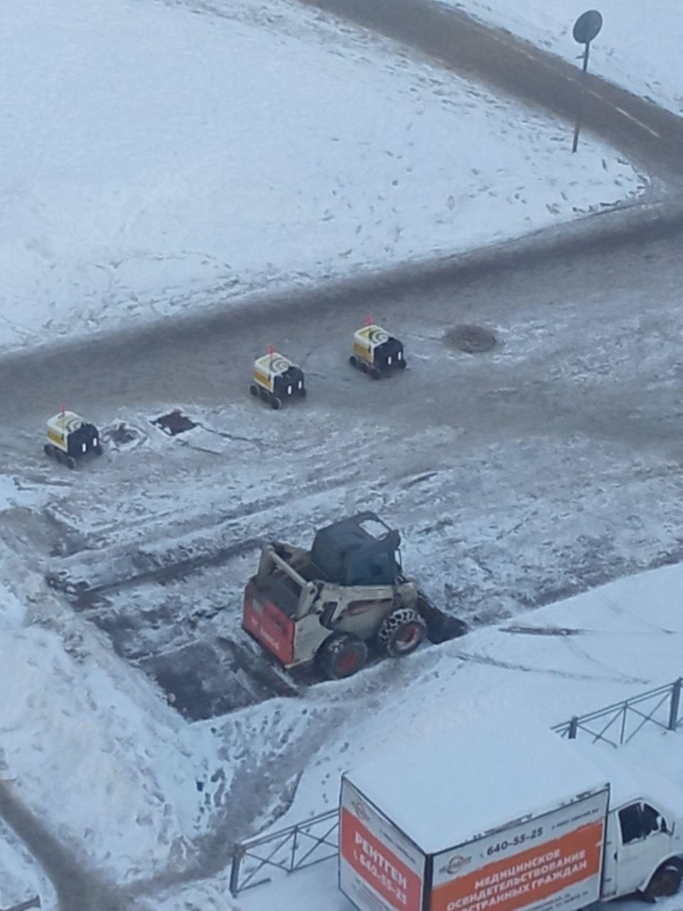 Папа-погрузчик и малыши