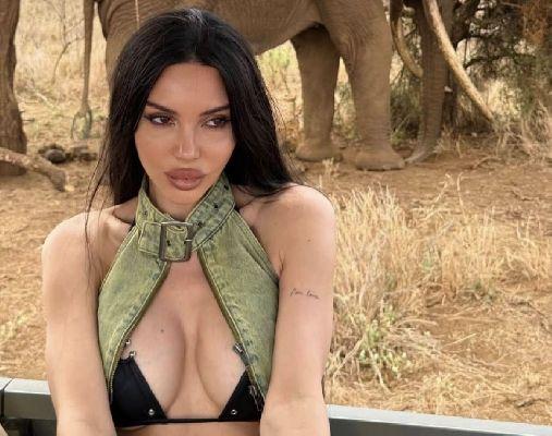 Оксана Самойлова в Танзании