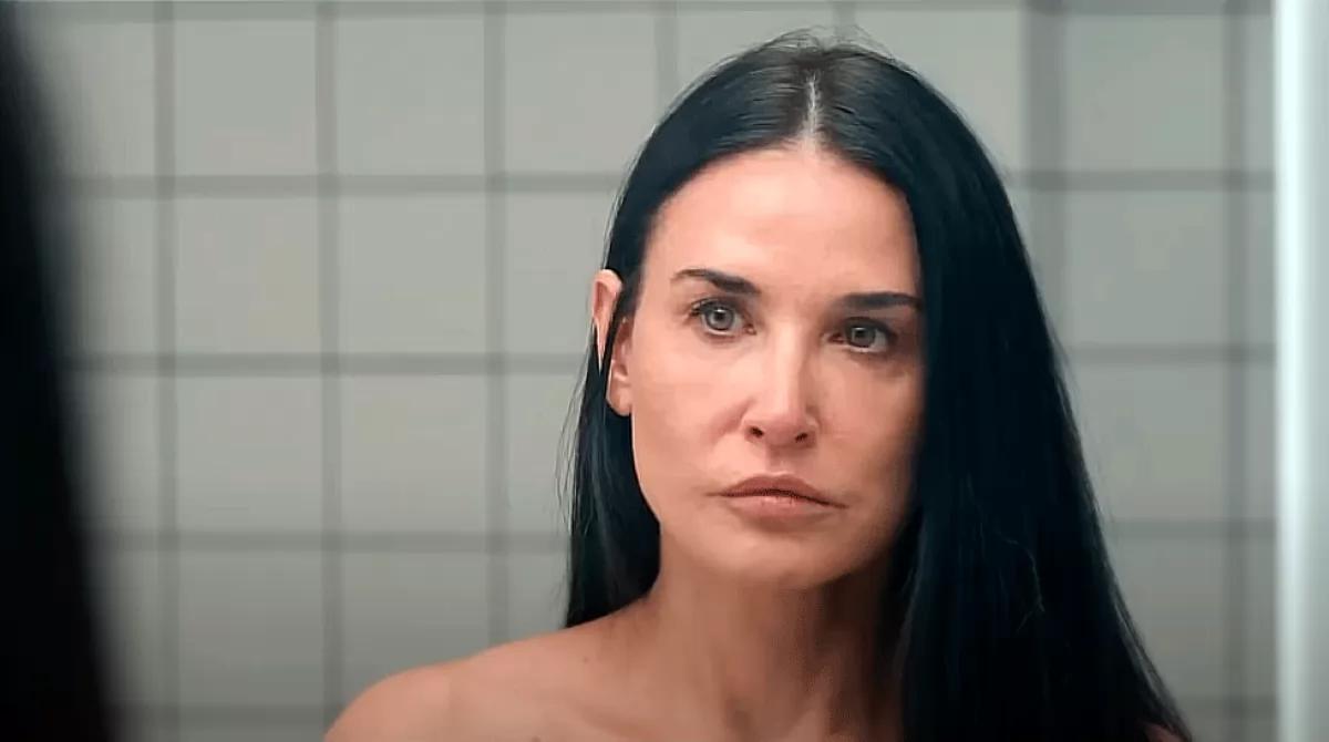 Деми Мур в фильме «Субстанция»