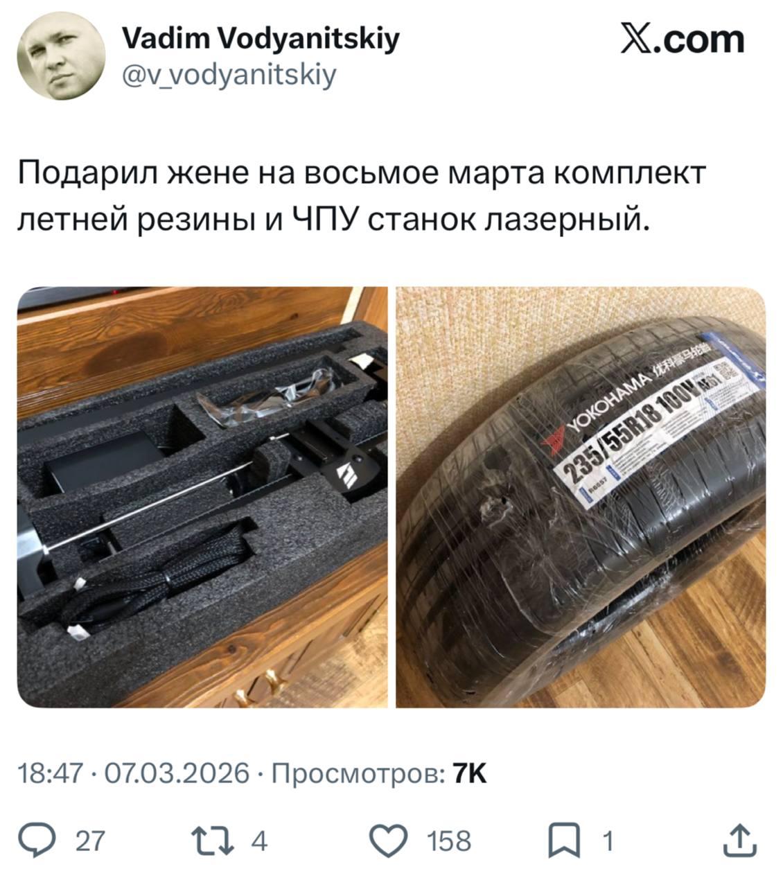 Подарок на 8-е марта