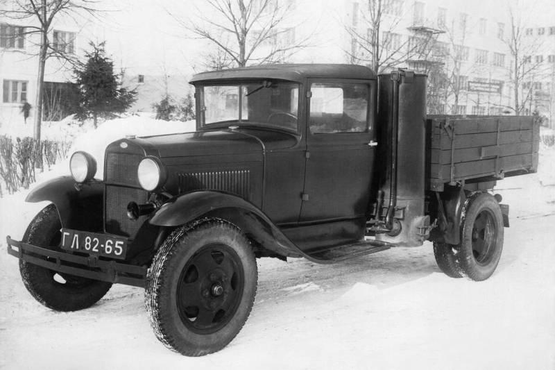 ЗИС-21 с газогенератором