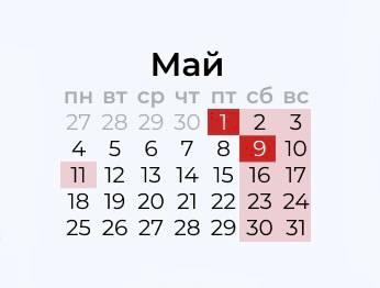Майские праздники