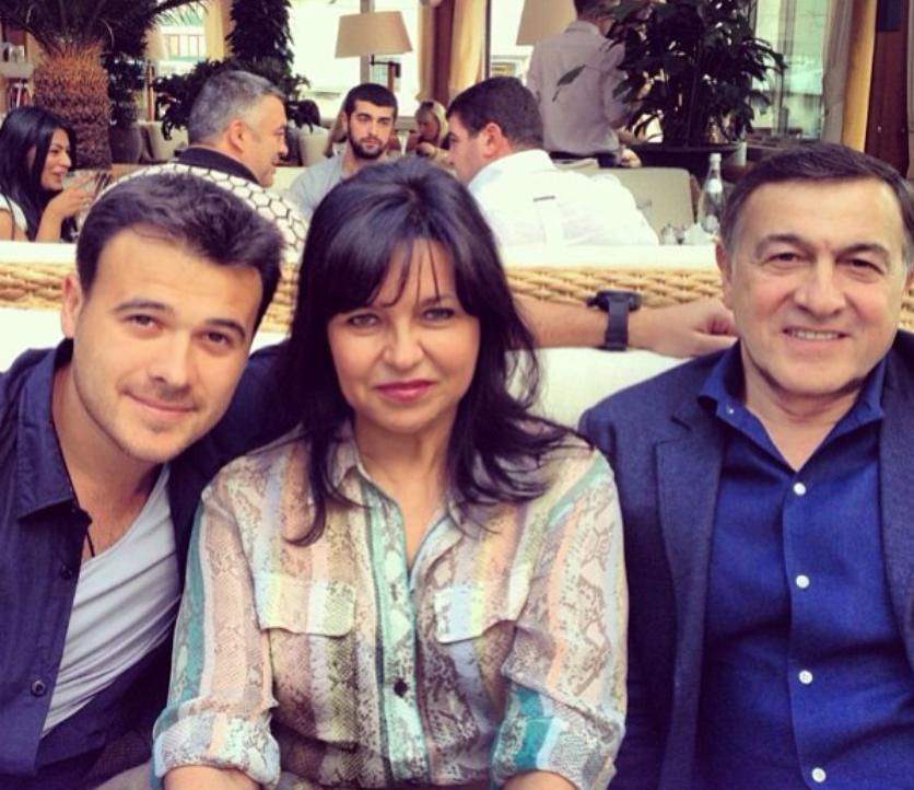 Араз Агаларов с бывшей женой Ириной и сыном Эмином