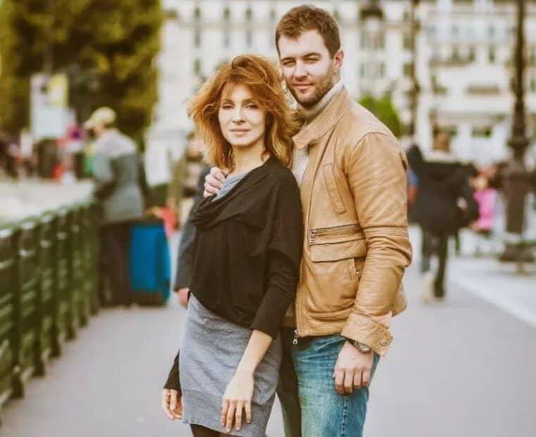 Елена Подкаминская с будущим мужем