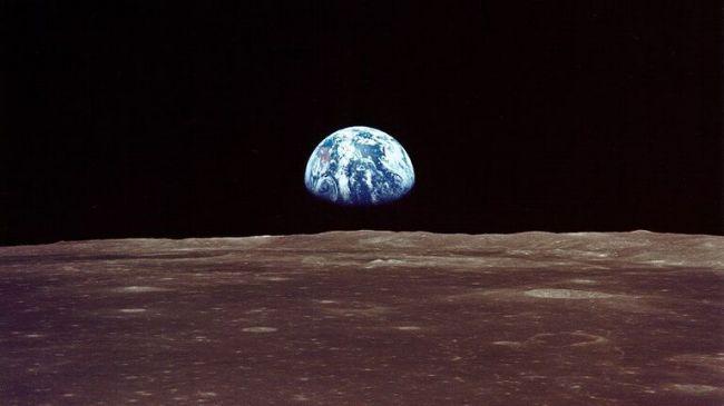 Фото Земли с орбиты Луны