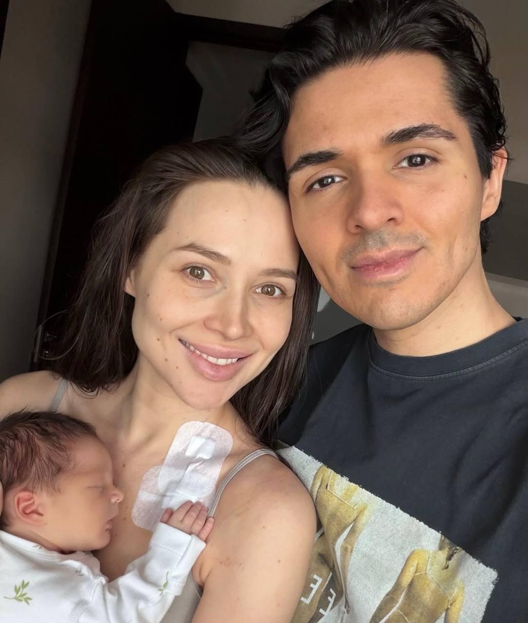 Лерчек с малышом и Луисом Сквиччиарини