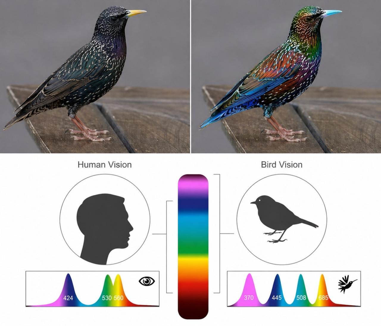Птицы видят лучше людей