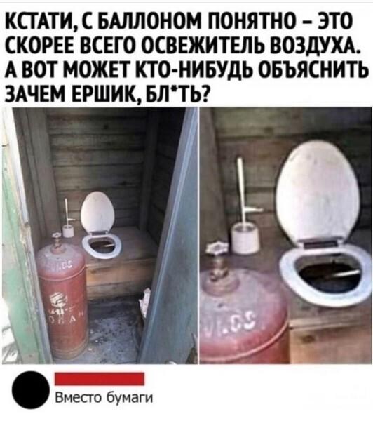 Деревенский сортир, мем