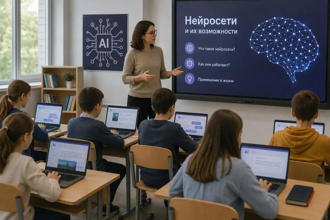 Нейросети в школе - глазами нейросетей