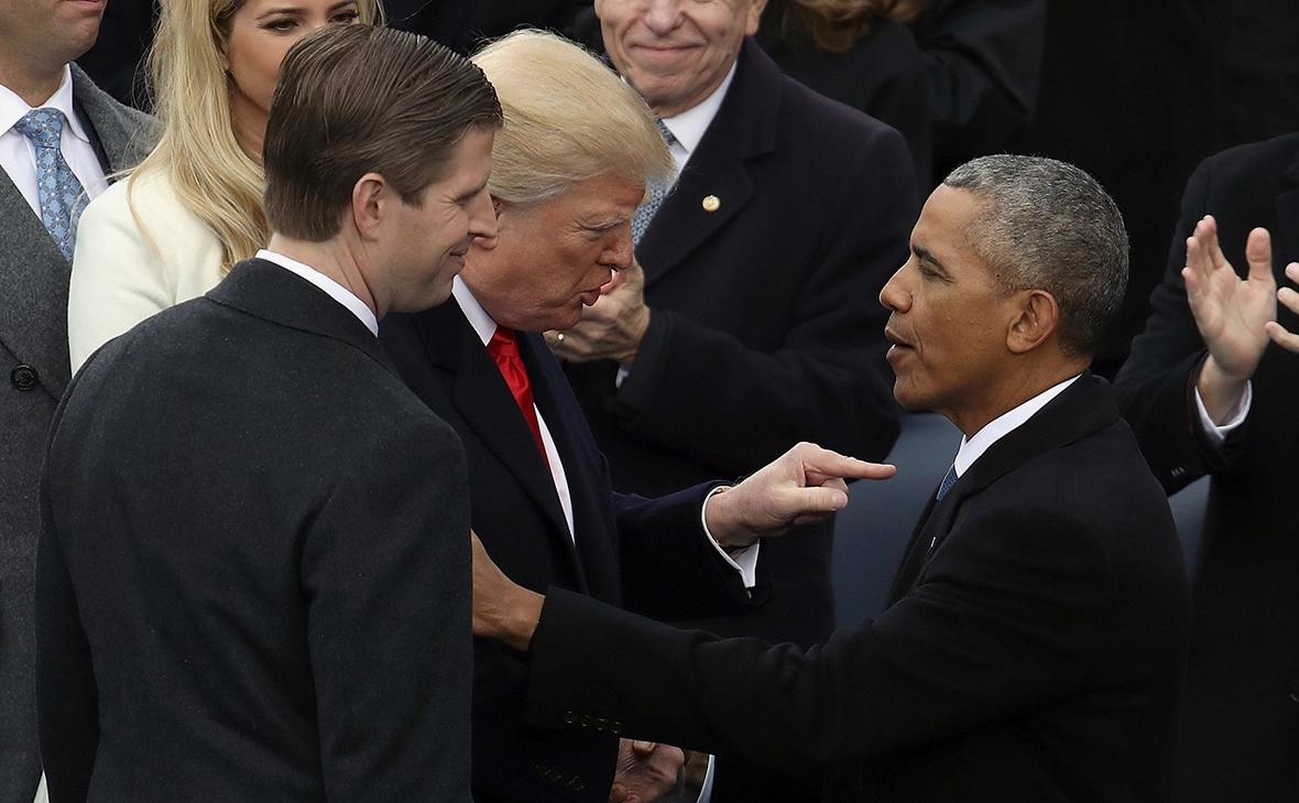 Трамп и Обама
