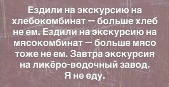 Экскурсия, мем
