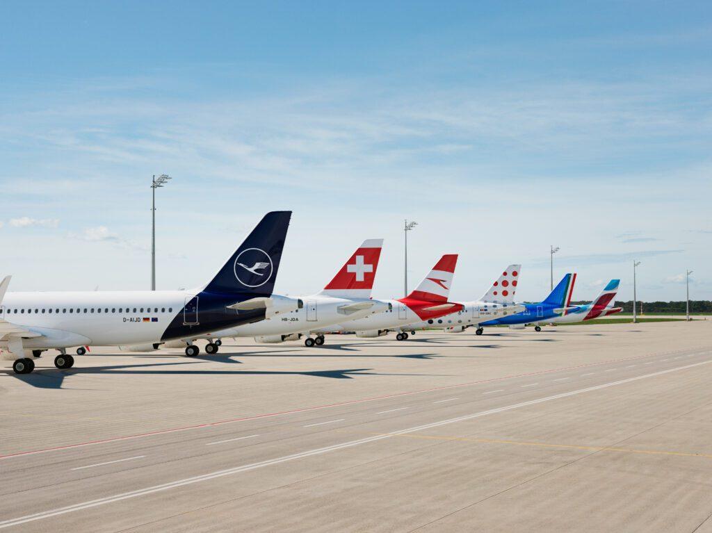 Lufthansa имеет множество дочерних компаний в Европе