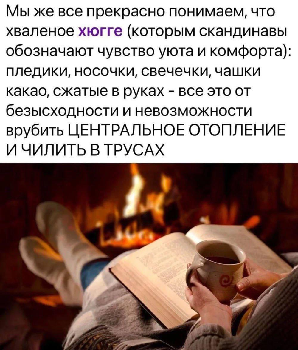 Скандинавы, хюгге, мем