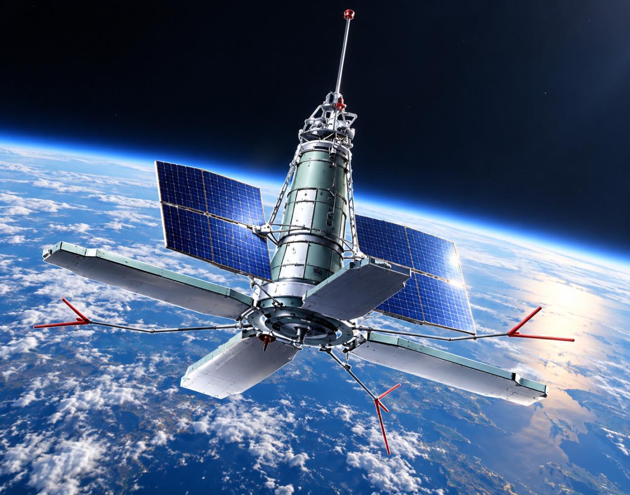 Космос-1707 - точный вид на орбите